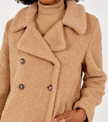 Double breasted store teddy bear coat