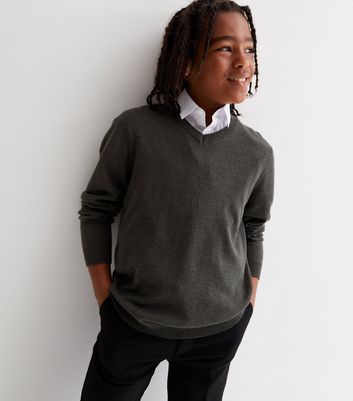 New look outlet black school jumper