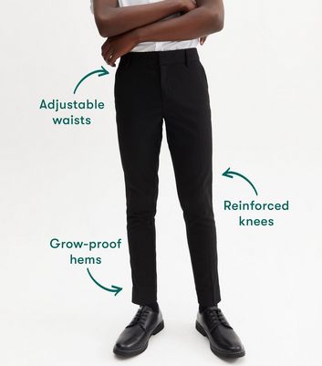 Skinny school best sale trousers mens