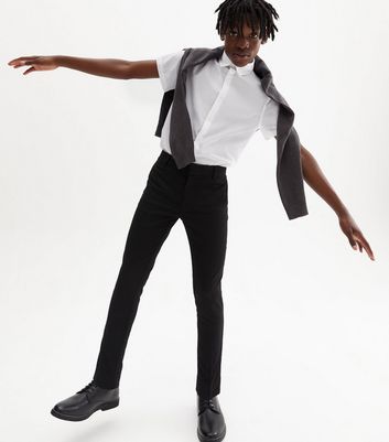 Buy Black Slim Waist School Formal Stretch Skinny Trousers (3-17yrs) from  the Next UK online shop