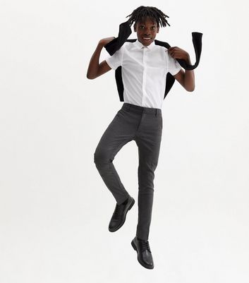 Boys School Trousers & Shorts | Skinny, Black & Grey - Matalan