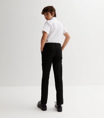 Black Slim-Fit Trousers, Boys' Styling - Juniper Uniform Limited