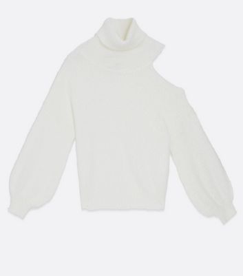 Click to view product details and reviews for Sunshine Soul White Fluffy Cold Shoulder Jumper New Look.