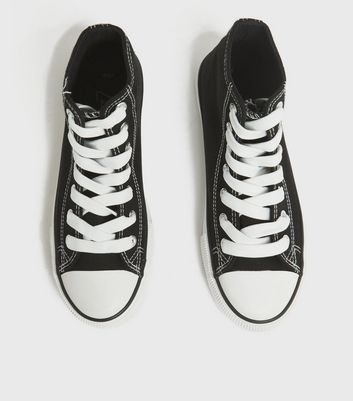 Girls black outlet hi tops