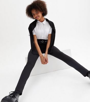 Black Trousers Size 12 New Look School Or Work | eBay
