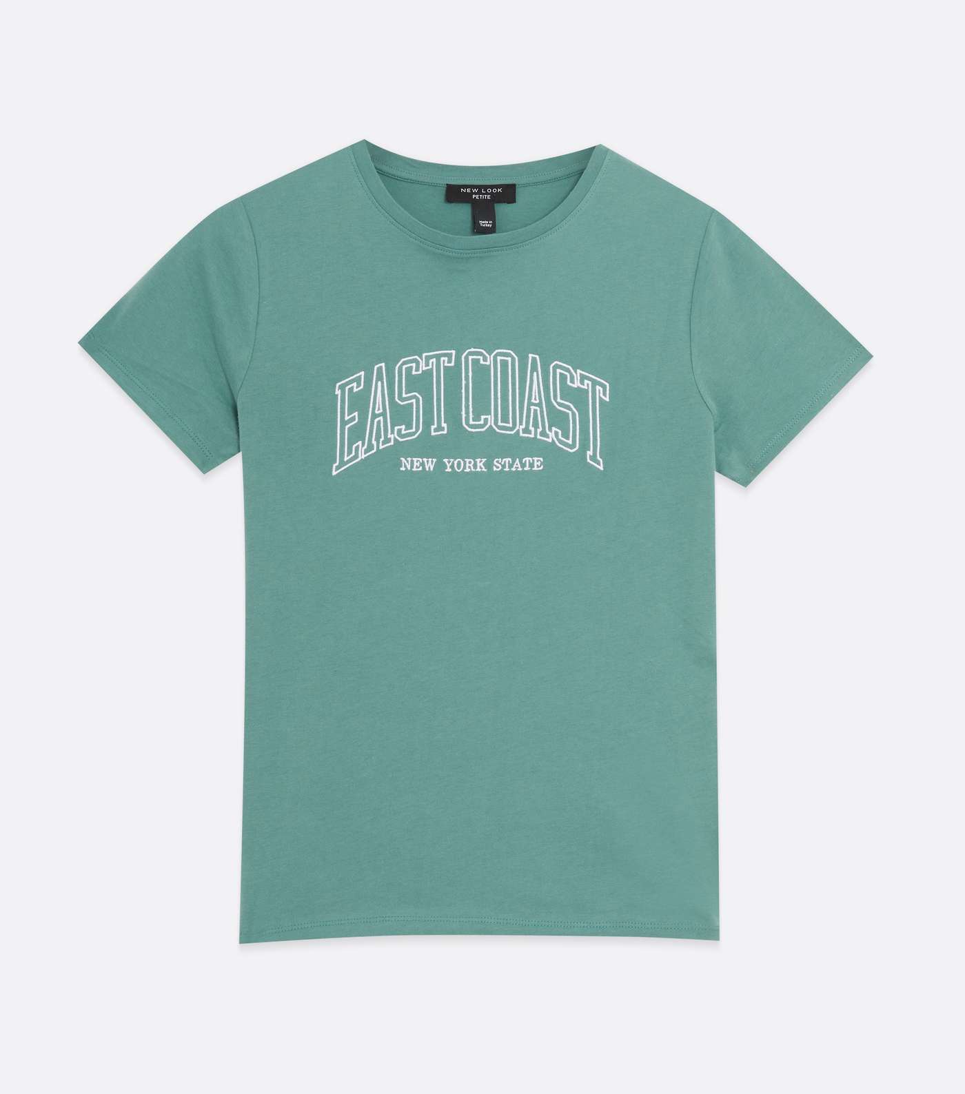 Petite Green East Coast Logo T-Shirt Image 5
