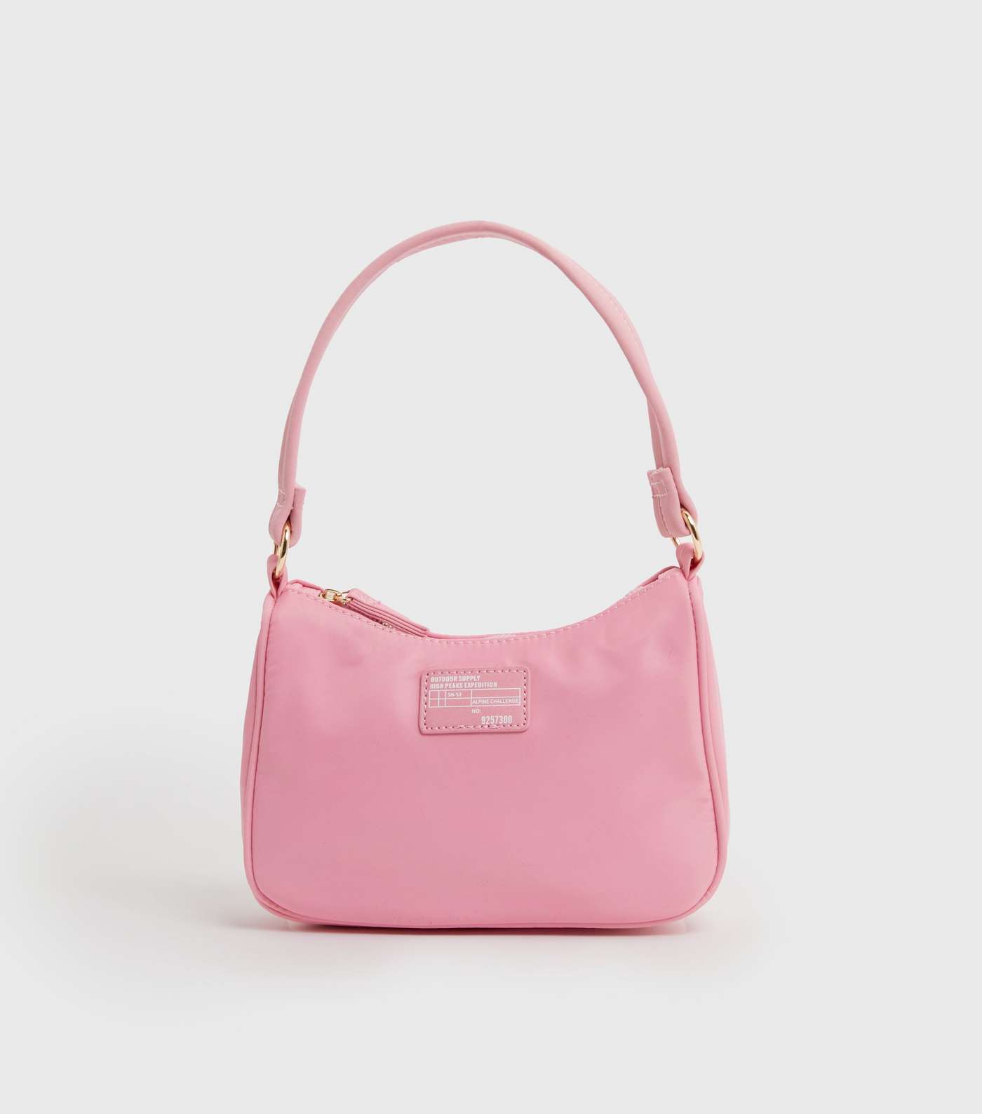 Girls Pale Pink Logo Shoulder Bag