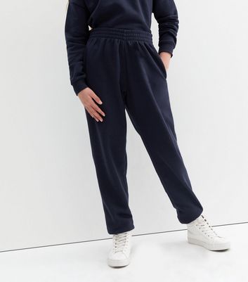 Navy discount girls joggers