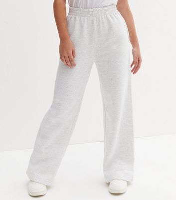 Girls Grey Wide Leg Joggers | New Look
