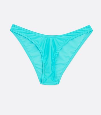 Click to view product details and reviews for Bright Blue V Front Bikini Bottoms New Look.