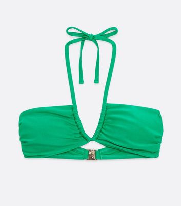 Damen Bekleidung Green Multiway Bandeau Bikini Top