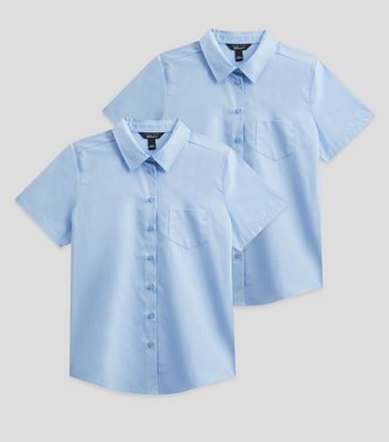 French Toast Kid Girls 2-Pack Short Sleeve Polo Shirt School Uniform 
