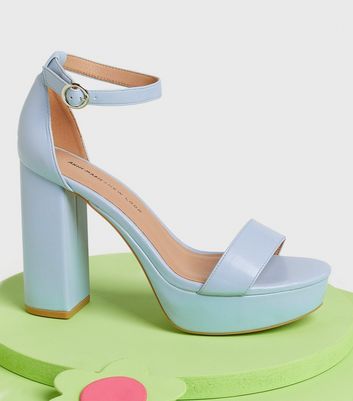 Mint green outlet heels new look