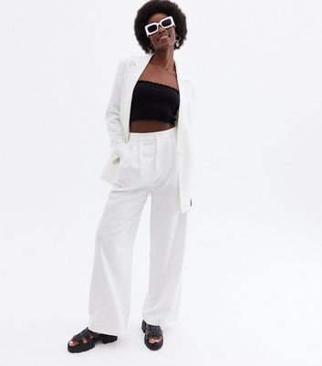 Click to view product details and reviews for Suits You Tall White Revere Collar Blazer New Look.