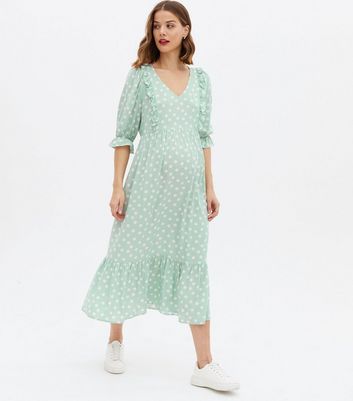 new look sage dress