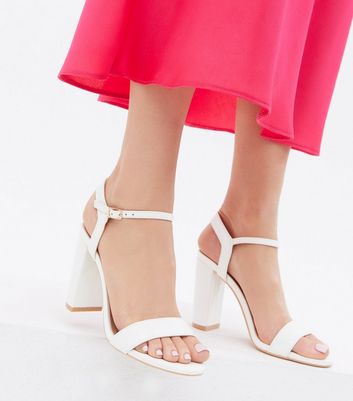 White cheap open toe