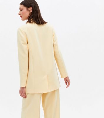 Yellow blazer hot sale new look