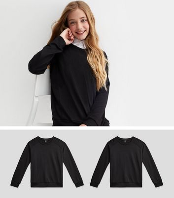 Girls black school on sale cardigan