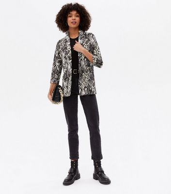 New look 2025 snake print jacket