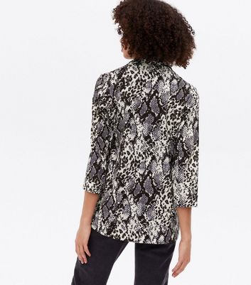 New look 2025 snake print jacket