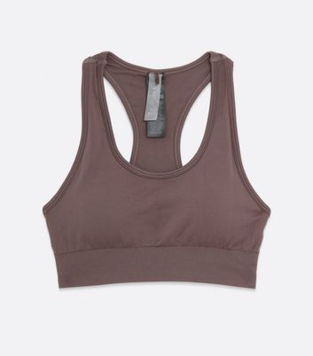ONLY PLAY Grey Seamless Sports Crop Top New Look