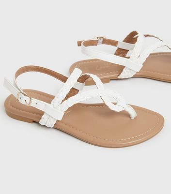 new look plaited sandals