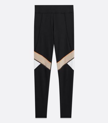 Click to view product details and reviews for Only Play Black Stripe High Waisted Sports Leggings New Look.