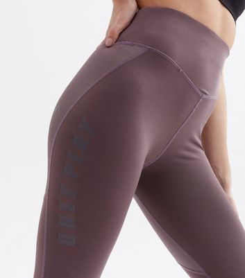 Click to view product details and reviews for Only Play Brown High Waist Sports Leggings New Look.