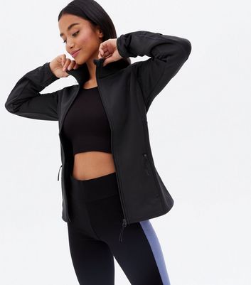 Click to view product details and reviews for Only Play Black High Neck Zip Sports Jacket New Look.