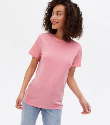 Tall Pale Pink Crew Neck T Shirt New Look