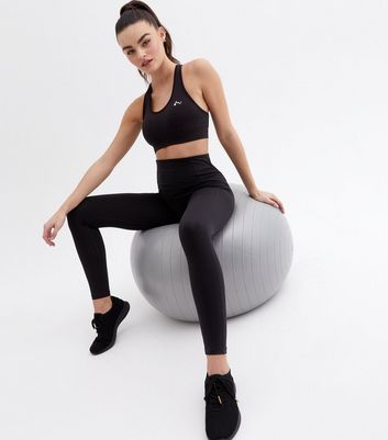 Black High Waist Sports Leggings 