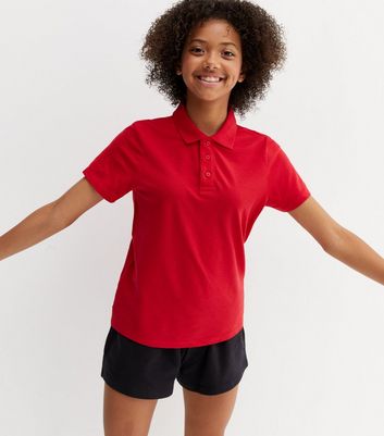 Childrens red hotsell polo shirts