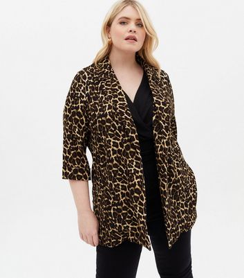 Animal print on sale jacket new look