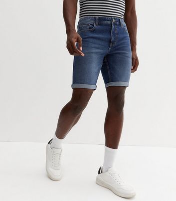 Skinny fit sale shorts