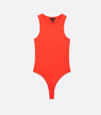 zara orange body suit