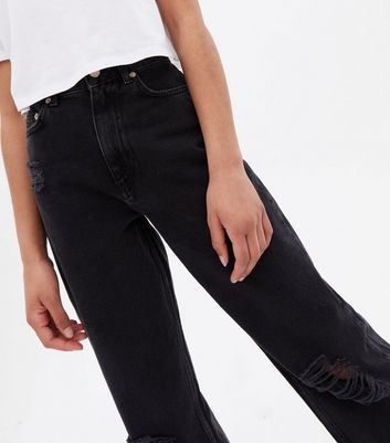 black wide leg jeans womens