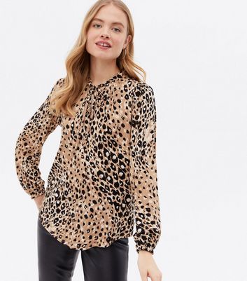 New look hotsell leopard print tops