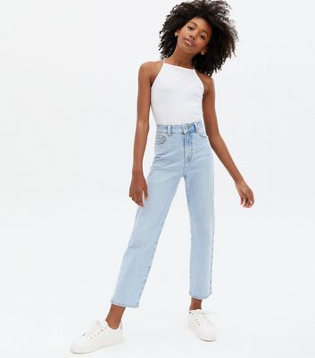 Girls Pale Blue Hannah Straight Leg 