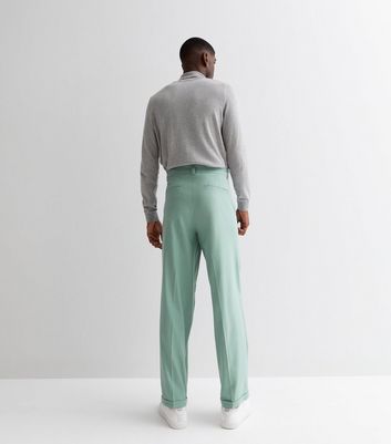 Boiled Wool Tailored Trousers - Black | Manière De Voir USA