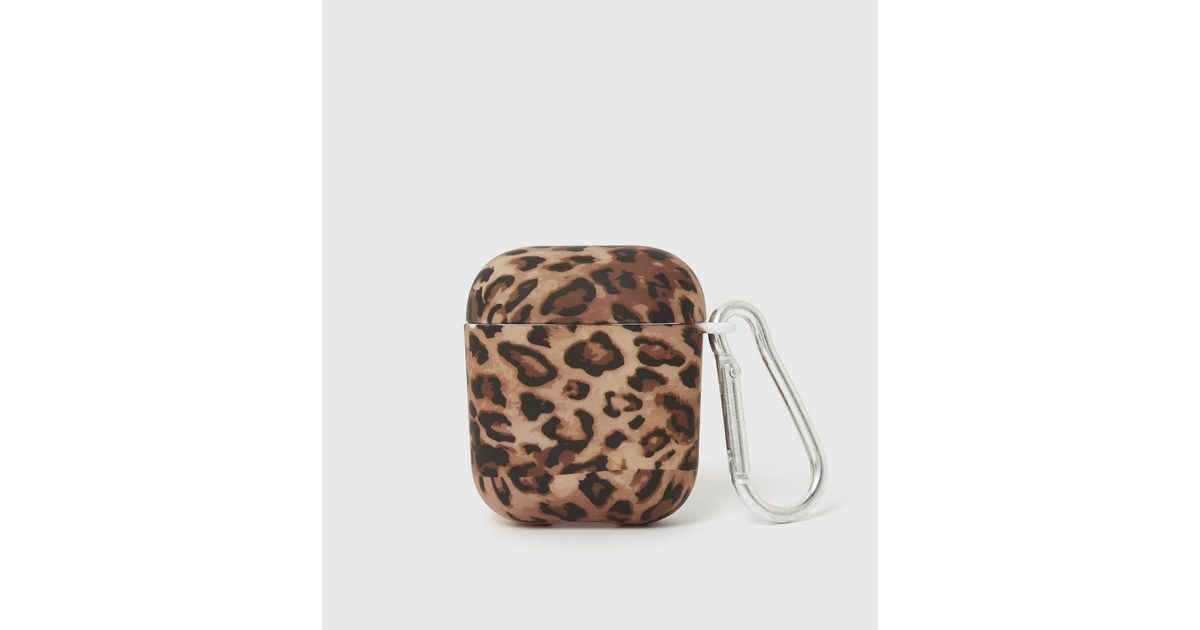 Brown Leopard Print AirPod Case | New Look