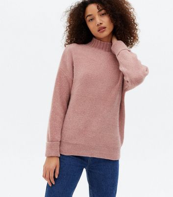 New look clearance pink fluffy jumper