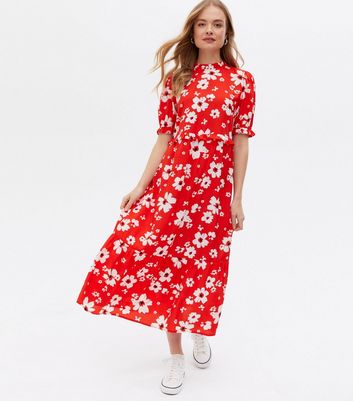 new look midi smock dress