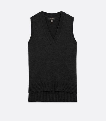 Blue Vanilla Black Step Hem Vest Jumper 