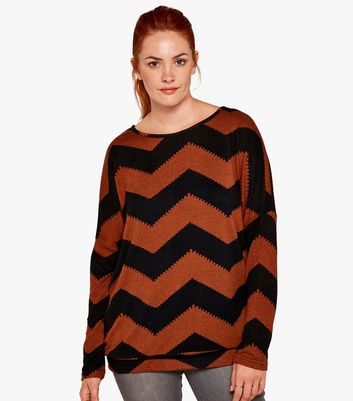 New look chevron jumper sale