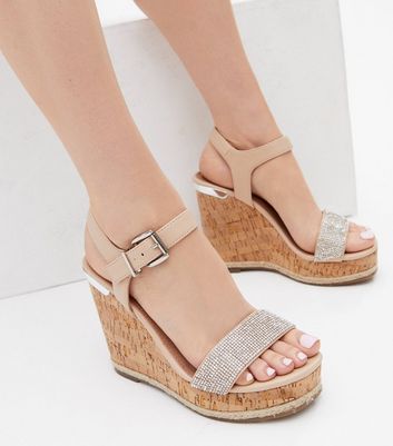 cork wedge sandals for women