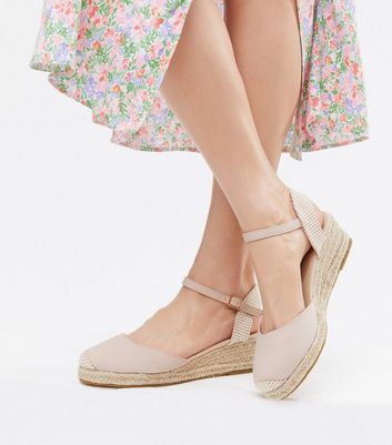 Canvas espadrille online wedges