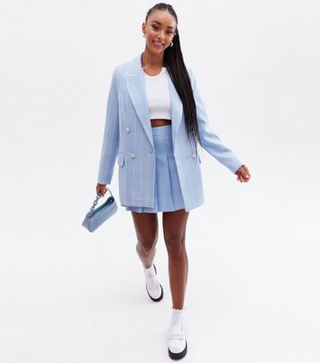 Click to view product details and reviews for I Mean Business Blue Double Breasted Blazer New Look.