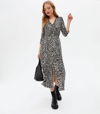 new look animal dress