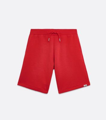 Mens red sale cotton shorts