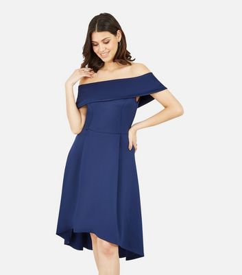 Coast navy cheap bardot dress